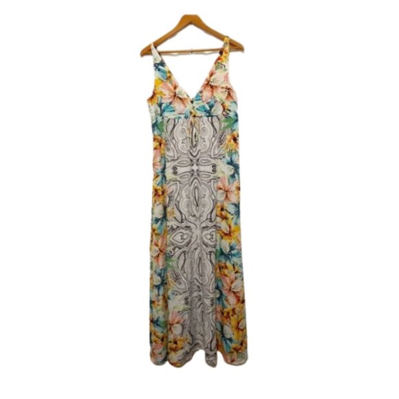 Victoria’s Secret Maxi Sleeveless Colorful Dress Gown Size Small - Picture 1 of 7